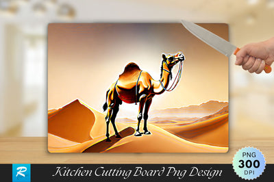 Camel Background Cutting Board Sublimation Regulrcrative 