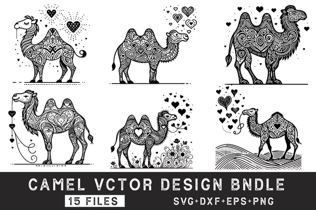Camel Svg Bundle SVG Rupkotha 