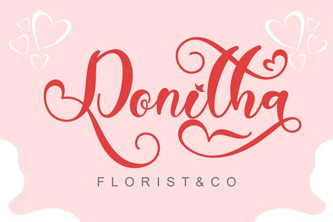 Camelia Butterfly Font Prasetya Letter 