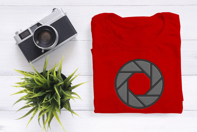 Camera Aperture Applique Embroidery Embroidery/Applique DESIGNS Designed by Geeks 