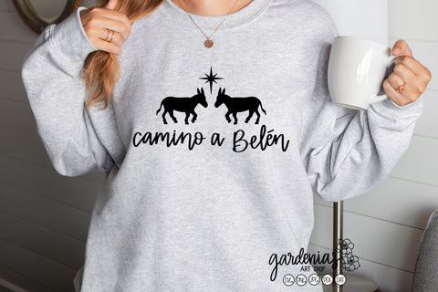 Camino a Belen SVG Navidad Reyes SVG Gardenias Art Shop 