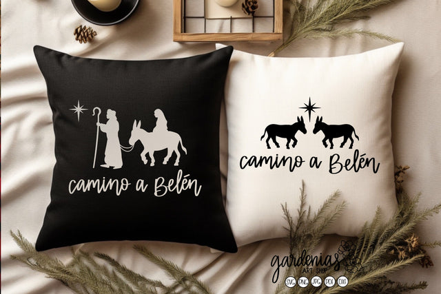 Camino a Belen SVG Navidad Reyes SVG Gardenias Art Shop 