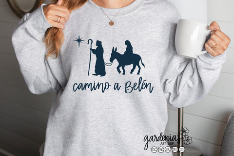 Camino a Belen SVG Navidad Reyes SVG Gardenias Art Shop 
