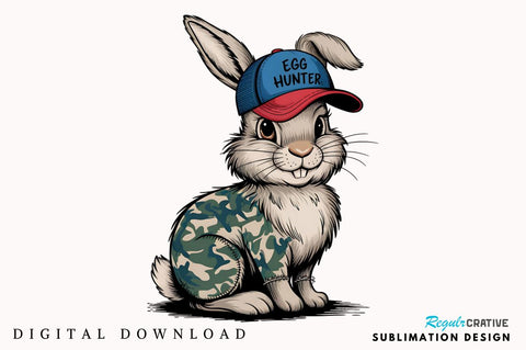 Camo Bunny Egg Hunter PNG, Egg Hunter PNG, Hunting Easter Deer PNG, Deer buck backward Cap PNG, kids Easter PNG, Easter Egg Hunt PNG, Easter Hunting PNG, Boy Easter PNG, Girl Easter PNG Sublimation Regulrcrative 