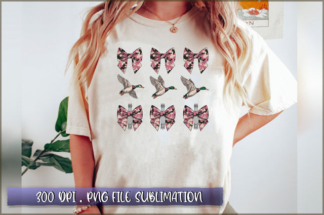 Camo Coquette Bow Old School Sublimation Sublimation Shetara Begum 