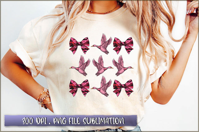 Camo Coquette Bow Old School Sublimation Sublimation Shetara Begum 