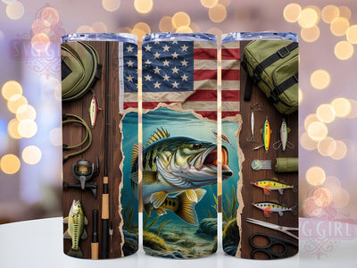 Camo Dad Hunting Fishing Tumbler Wrap, Fishing Tumbler Design, Father's Day Tumbler, 20oz Skinny Tumbler Wrap, Outdoor Dad Tumbler, Hunting and Fishing Tumbler, Dad Life Sublimation Wrap Sublimation SvggirlplusArt 