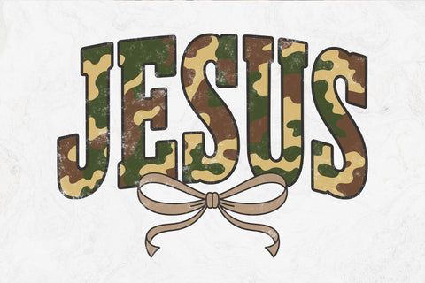 Camo Jesus Coquette Design: Christian PNG SVG, Jesus Svg, Camo Flag Jesus Svg, Pray Svg SVG DesignDestine 