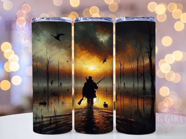 Camo Waterfowl Duck Hunting Tumbler Wrap, Waterfowl Tumbler PNG, 20oz Hunting Tumbler, Outdoor Sportsman Design, Hunter Gift Sublimation, Camo Duck Art, Wildlife Hunting Wrap Sublimation SvggirlplusArt 