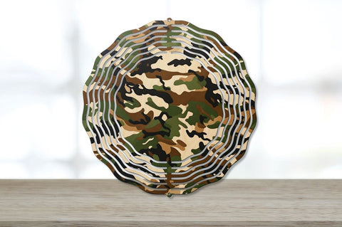 Camo Wind Spinner Bundle Sublimation Regulrcrative 
