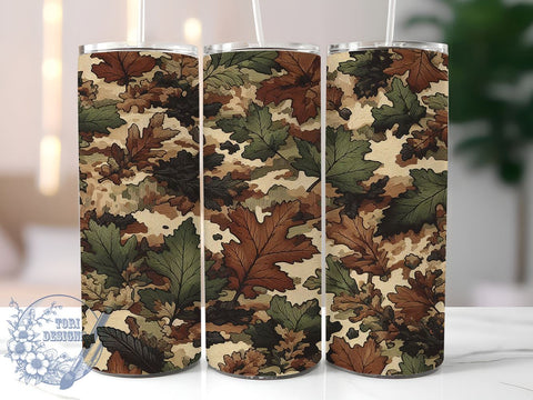 Camouflage 20oz Skinny Tumbler, Seamless Camo Tumbler Png, Straight & Tapered Tumbler Wrap, Instant Digital Download Sublimation ToriDesigns 
