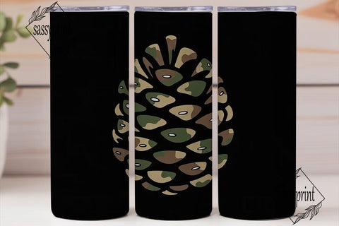 Camouflage 20oz Tumbler Wrap Sublimation sassyprint 