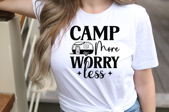 Camp more worry less SVG Design SVG Designangry 