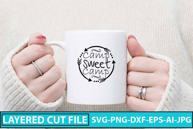 Camp Sweet Camp SVG Cut File SVG Syaman 