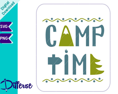 Camp time SVG | Camping Shirt SVG SVG Differse 