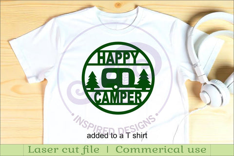 Camper Coasters, laser cut out camping, mountains designs 1 SVG APInspireddesigns 