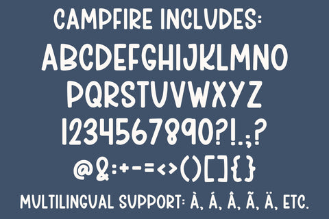 Campfire - Bold Handwritten Font Font Designing Digitals 