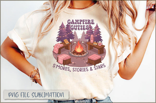 Campfire Cuties Smore stories & Stars Sublimation Sublimation Shetara Begum 