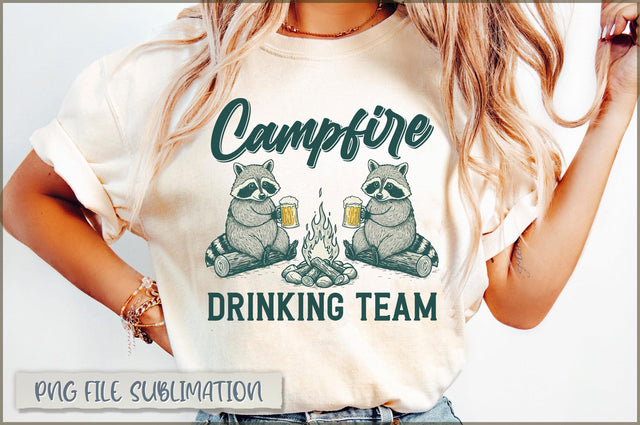 Campfire Drinking Team Sublimation Sublimation Shetara Begum 