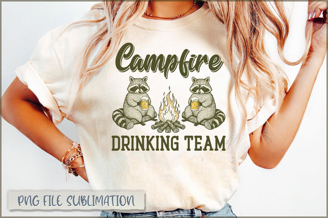 Campfire Drinking Team Sublimation Sublimation Shetara Begum 