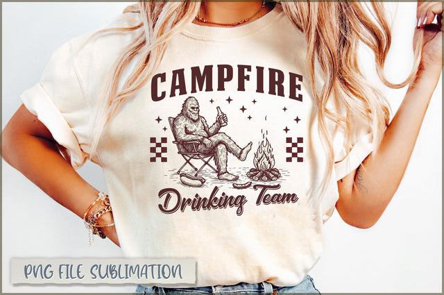 Campfire Drinking Team Sublimation Sublimation Shetara Begum 