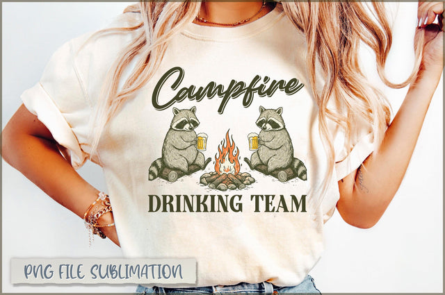 Campfire Drinking Team Sublimation Sublimation Shetara Begum 