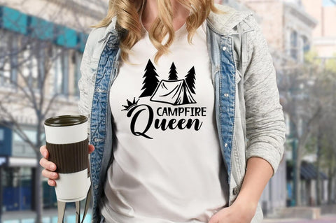 Campfire Queen SVG Design SVG Designangry 