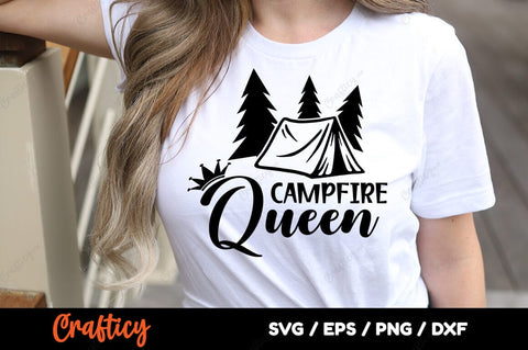 Campfire Queen SVG Design SVG Designangry 