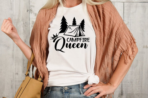 Campfire Queen SVG Design SVG Designangry 