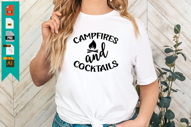 Campfires and Cocktails SVG Craftlabsvg24 