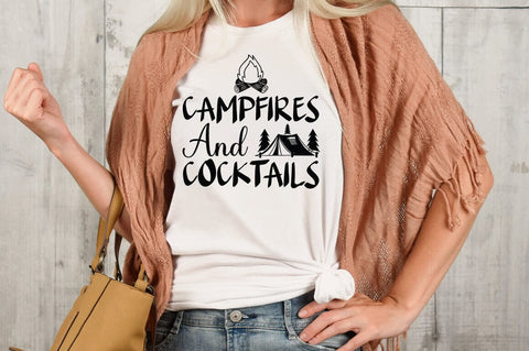 Campfires & cocktails SVG Design SVG Designangry 