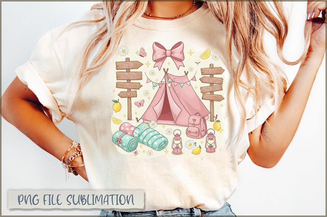 Camping Coquette Girly Sublimation Sublimation Shetara Begum 