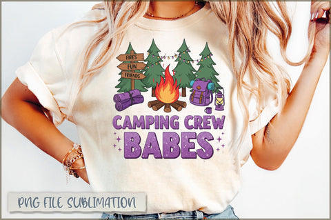 Camping Crew Babes Sublimation Sublimation Shetara Begum 