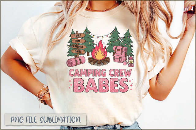 Camping Crew Babes Sublimation Sublimation Shetara Begum 
