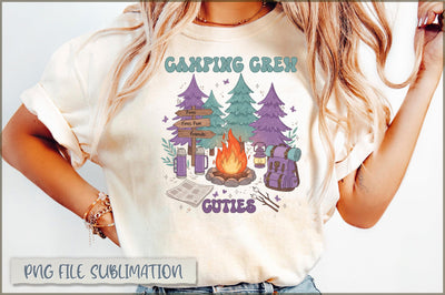 Camping Crew Cuties Sublimation Sublimation Shetara Begum 