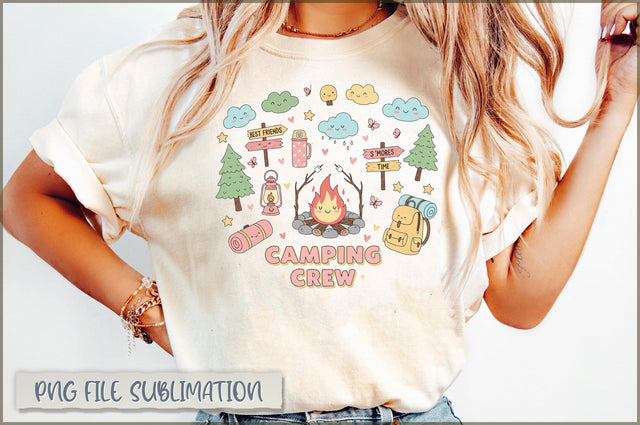 Camping Crew Sublimation Sublimation Shetara Begum 