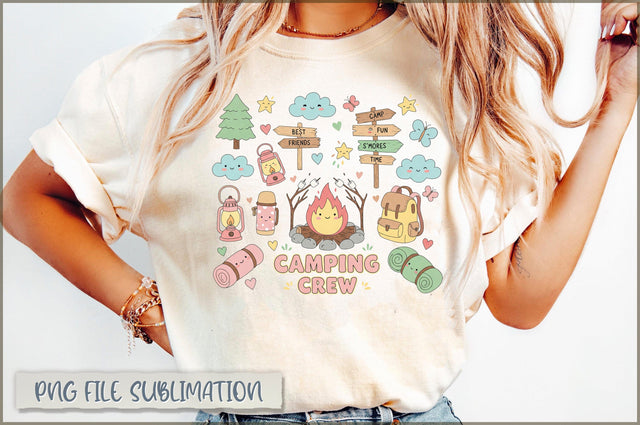 Camping Crew Sublimation Sublimation Shetara Begum 