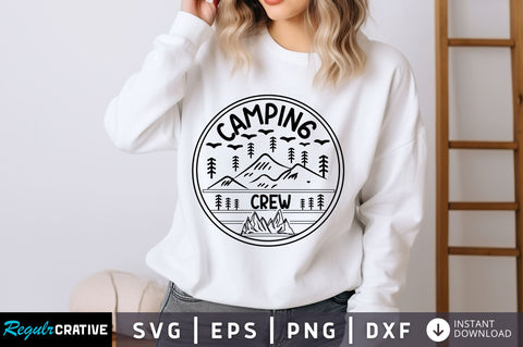 Camping crew SVg Design SVG Regulrcrative 