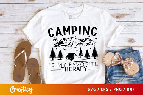 Camping is my favorite therapy svg Design SVG Designangry 