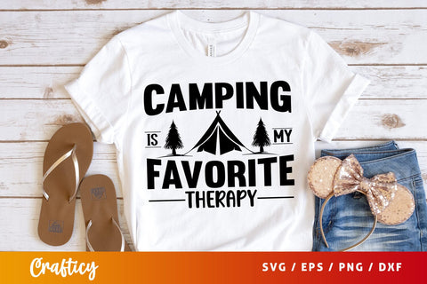 Camping is my favorite therapy svg Design SVG Designangry 