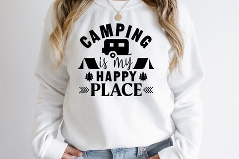 Camping is my happy place SVG Design SVG Designangry 