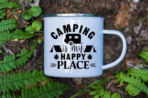 Camping is my happy place SVG Design SVG Designangry 
