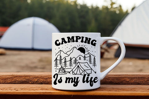 Camping is my life svg Design SVG Regulrcrative 