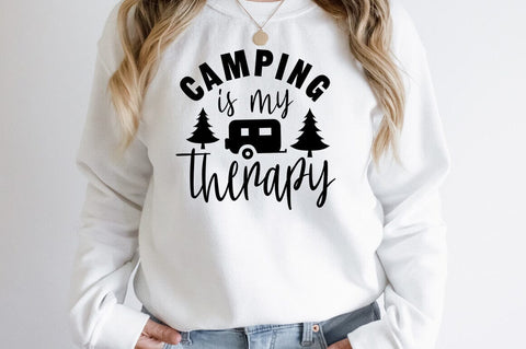 Camping is my therapy SVG Design SVG Designangry 