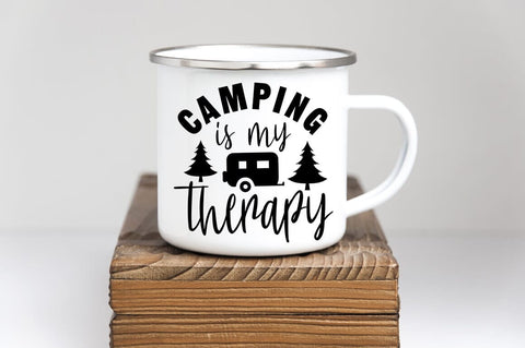 Camping is my therapy SVG Design SVG Designangry 