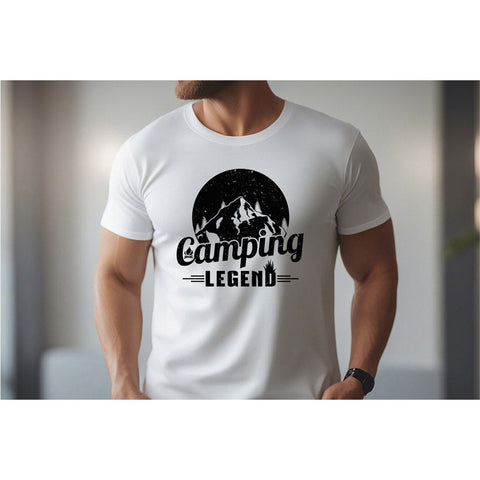 Camping Legend - Camper Graphic Design Png T-Shirt Sublimation Sublimation Karma Genie Graphics 