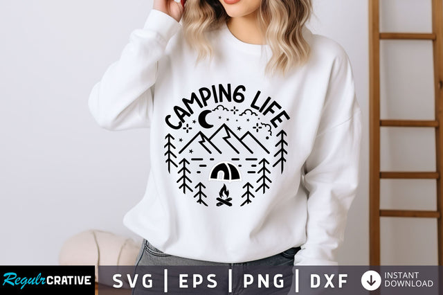 Camping life SVg Design SVG Regulrcrative 