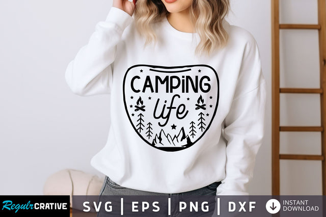 Camping life SVG Design SVG Regulrcrative 