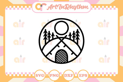 Camping Logo SVG Artinrhythm shop 