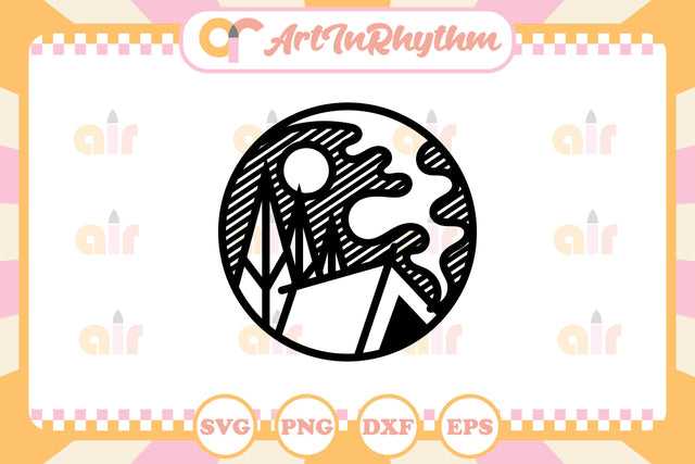 Camping Logo Svg SVG Artinrhythm shop 